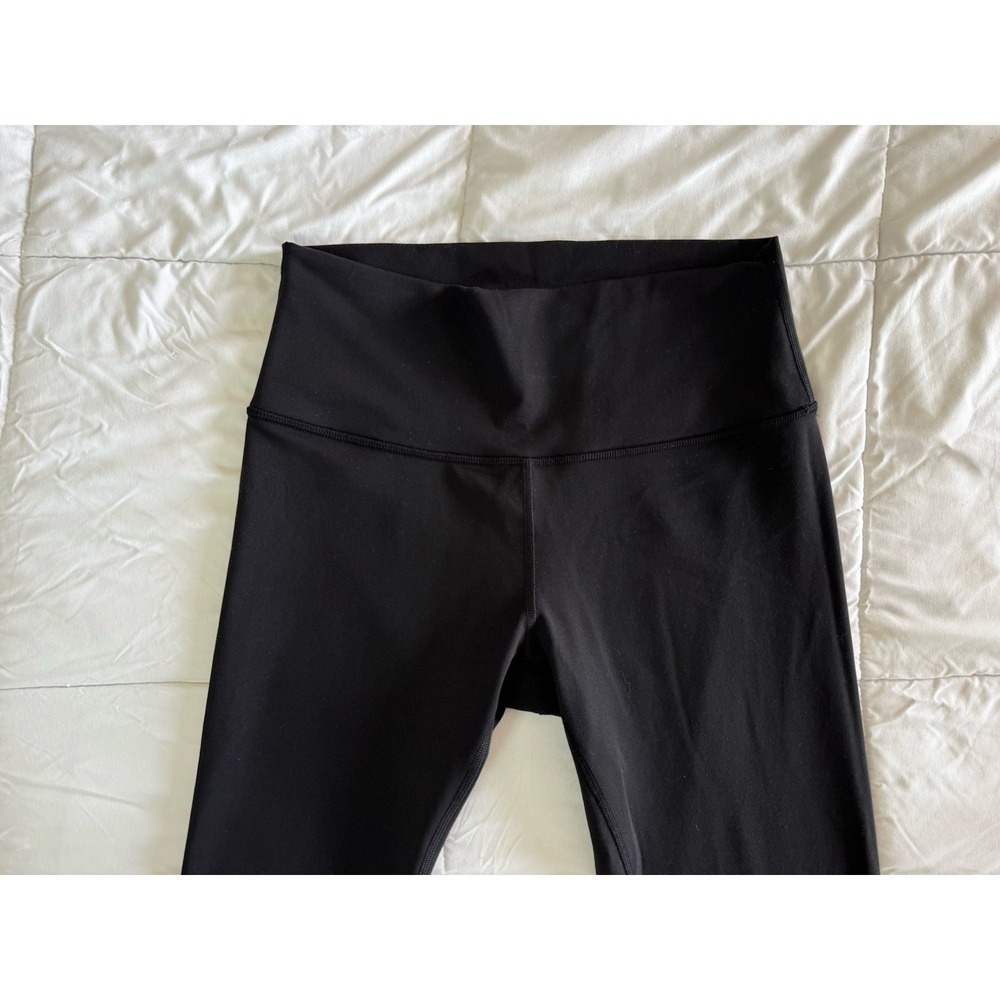 Lululemon Leggings Sz 8 Black Wunder Under Crop Hi-Rise FullOn Luxtreme 21" Luon - Picture 2 of 8